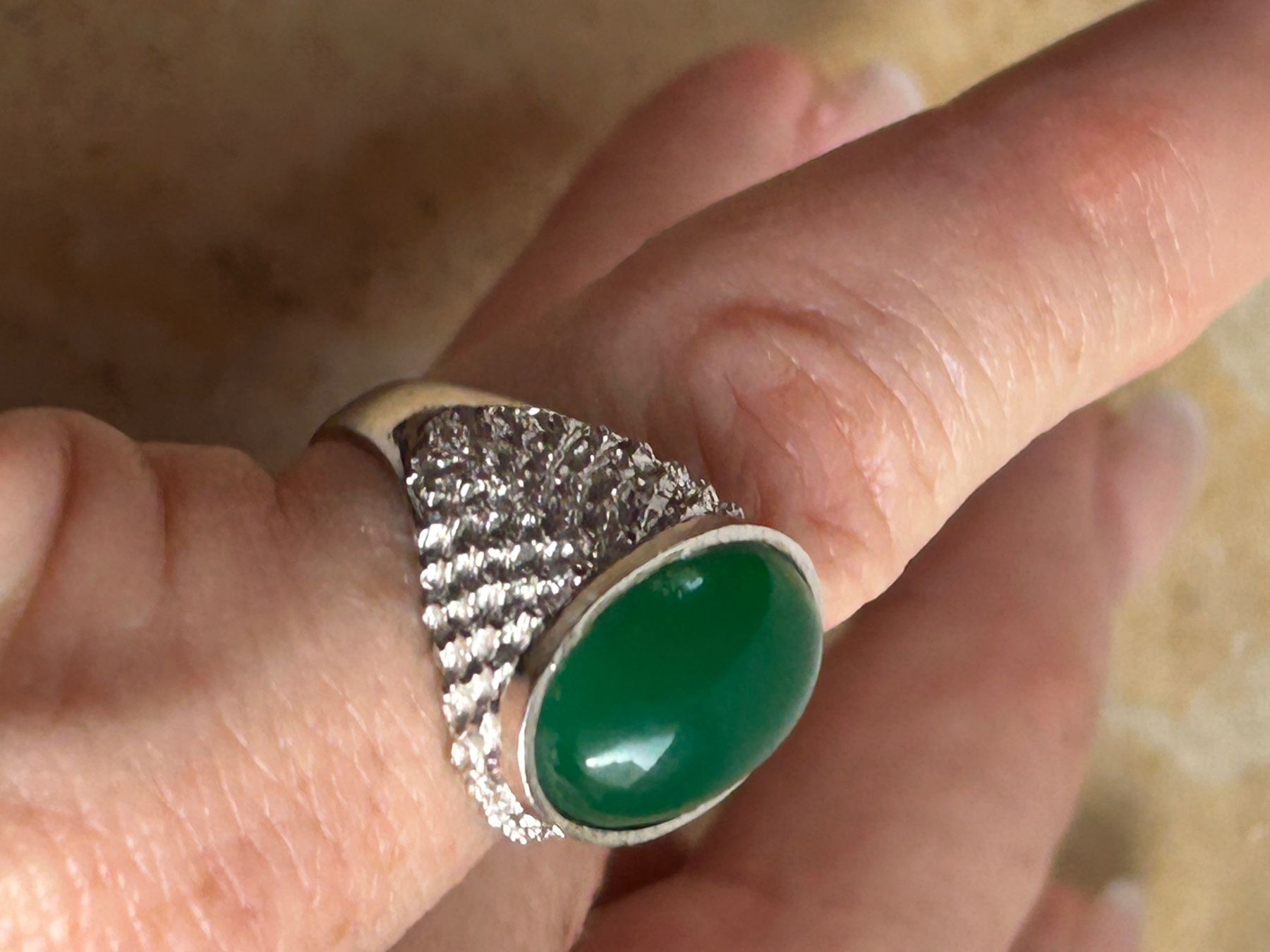 Ringe: Vintage Ring edel GREEN (Grösse 53) – Gebraucht aus Dittingen von Bijoubelle 1