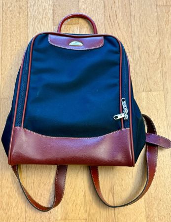 Original Samsonite City-Rucksack schwarz/braun