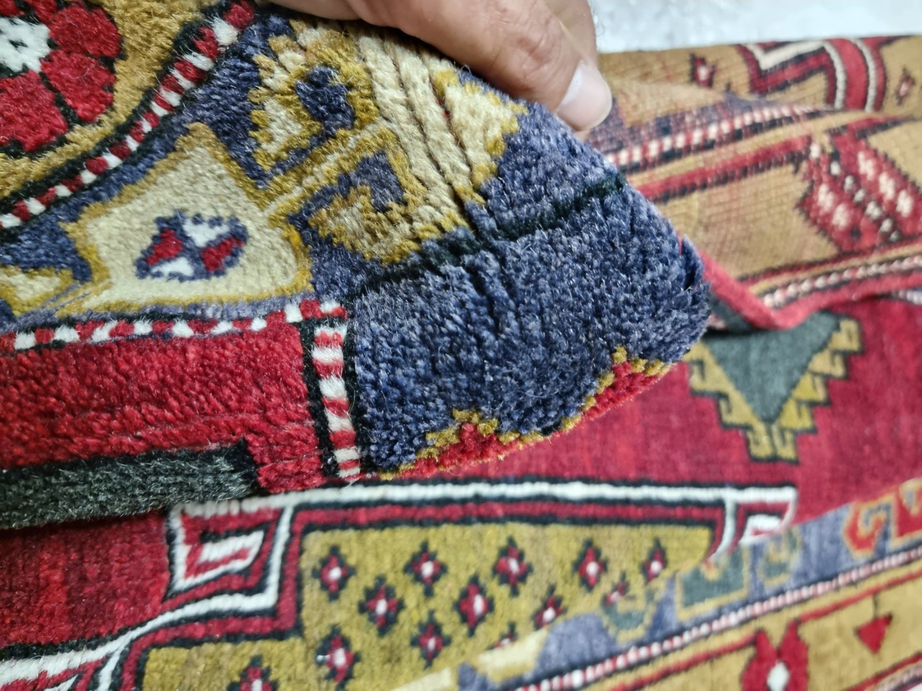 Teppiche: 104x195 Orientteppich Handgeknüpft – Gebraucht aus Olten von Mezopotamya 7
