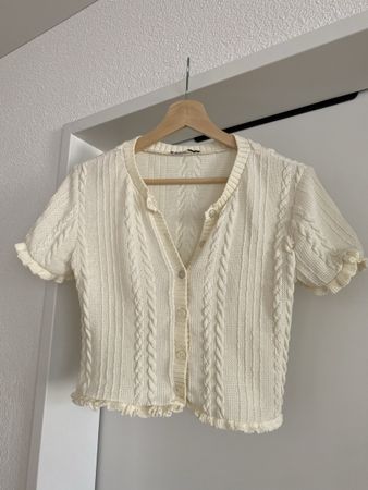Zara Top weiss 