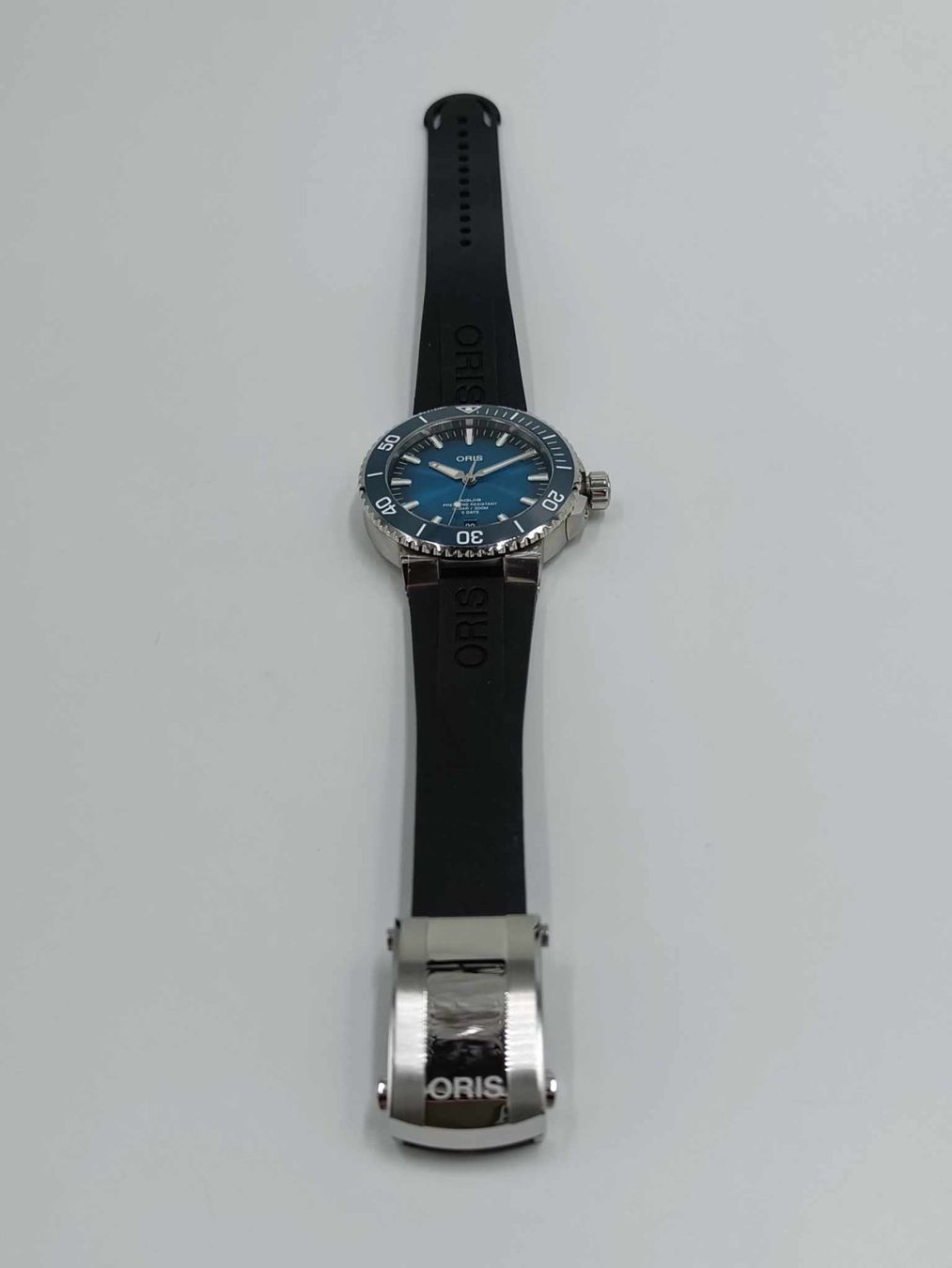 Oris Orologi: ORIS "AQUIS DATE CALIBRE 400" MIT BLAUEM ZIFFERBLATT – Nuovo (secondo la descrizione) da Luzern venduto da EdiGem 7