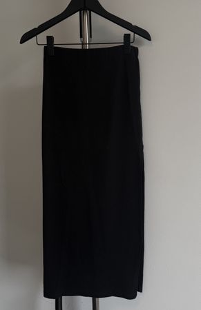 Jupe noire longue Bershka – taille S – fente côté