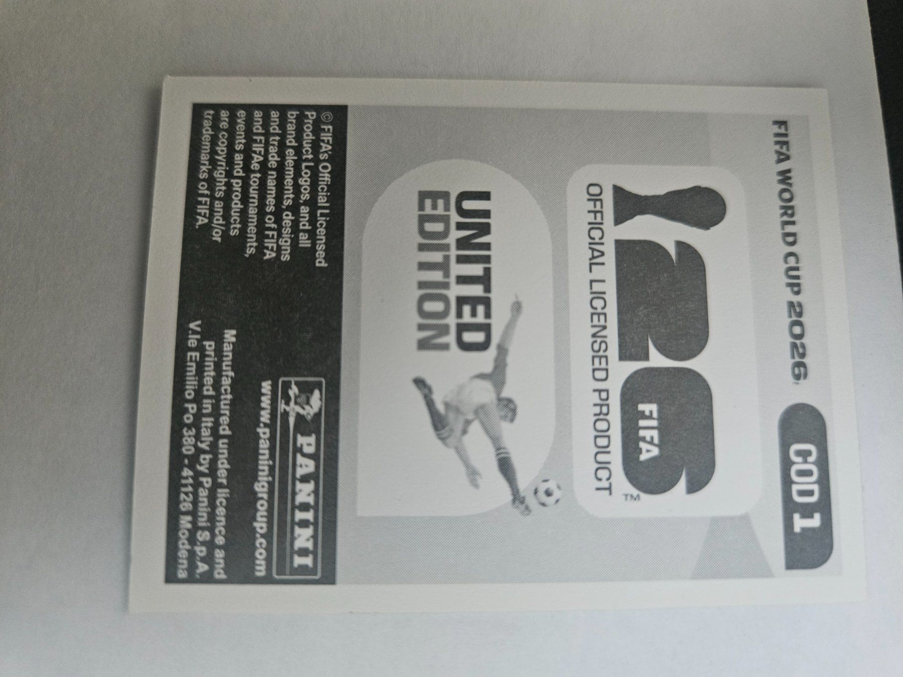 Panini Cartes à collectionner: COD 1 – D'occasion à Würenlingen par Dinli 1