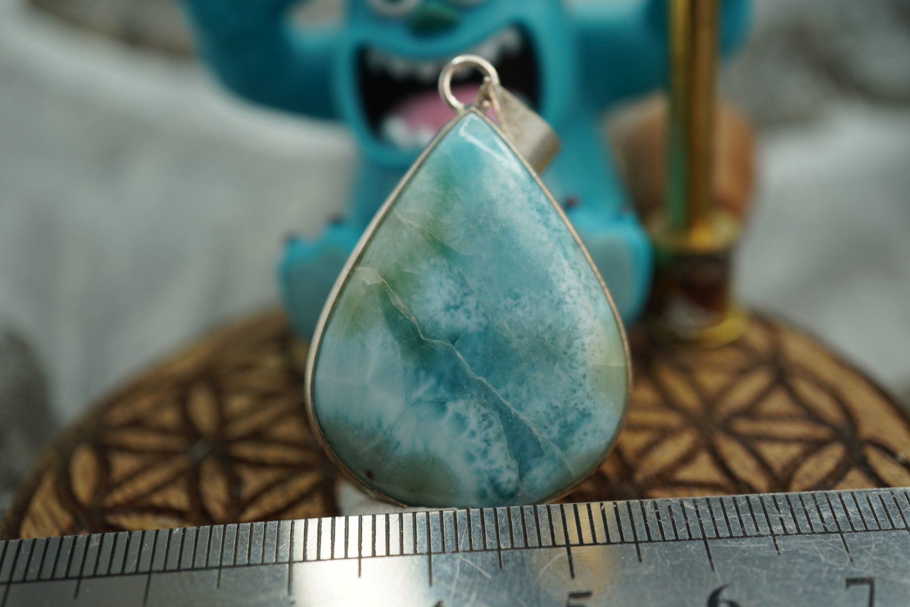 Mineralien & Heilsteine: Larimar   Wunderschön    Anhänger   by  "TOPSTONE" ab 1.- – Neu und originalverpackt aus Eschenbach SG von topstone 3