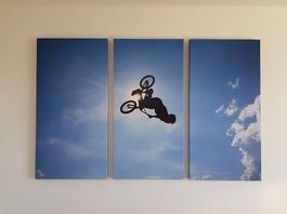 Toile (3 pce) BMX, Bike, Freestyle, Backflip, Très Bon état