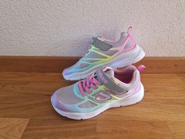 Neu Mädchen Skechers Gr.35 Regenbogenfarben