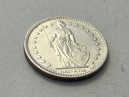 2 Franken 1886, TOP Qualität!!!