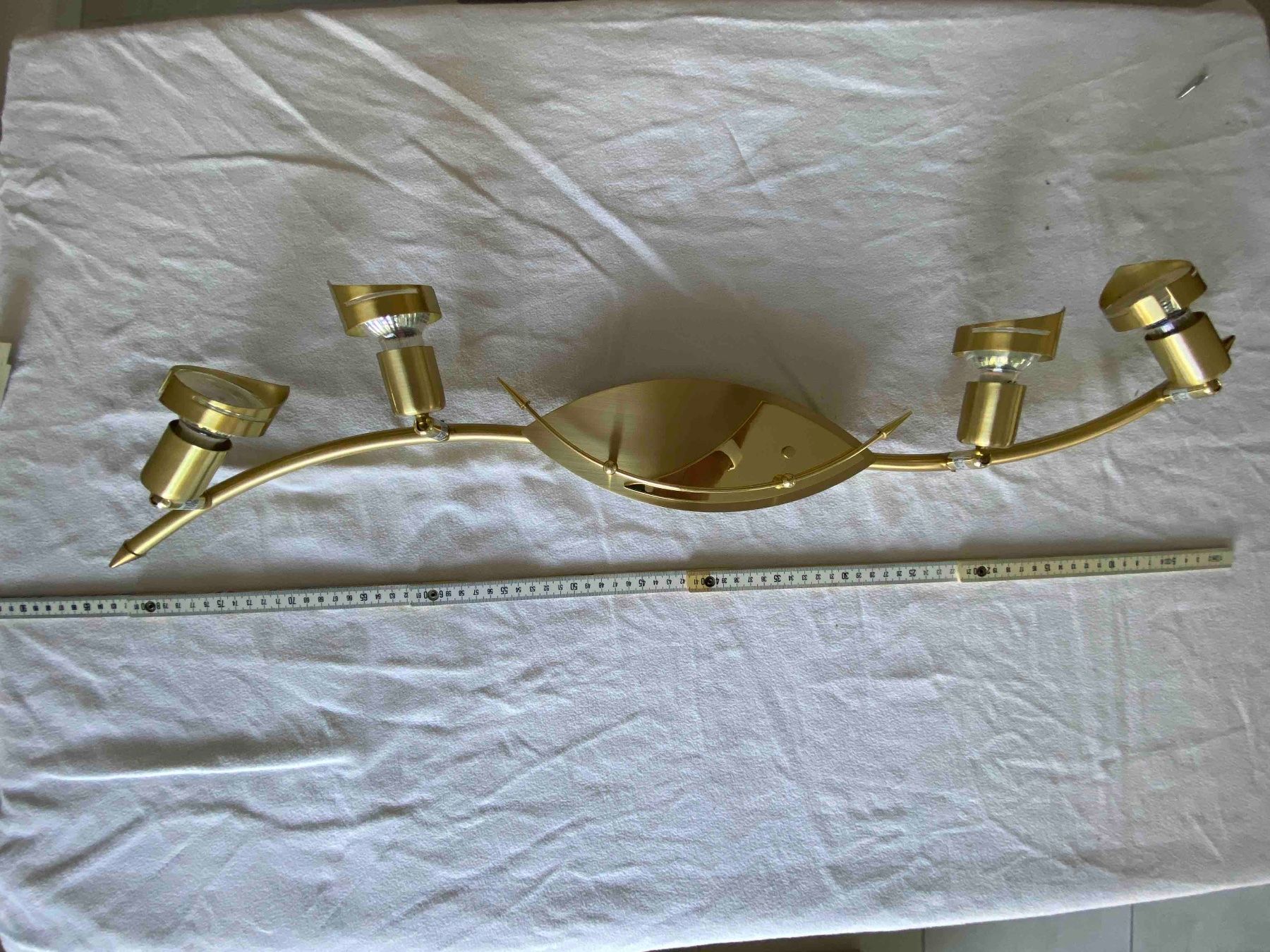 Lampadari & plafoniere: Schöne Vierstrahlige Wand-/Deckenlampe goldfarben – Usato da Maur venduto da privat101