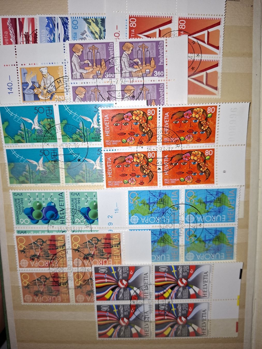 Alle Briefmarken: Album Blocks / Werbemarken  – Gebraucht aus Balgach von SIMEON27 1