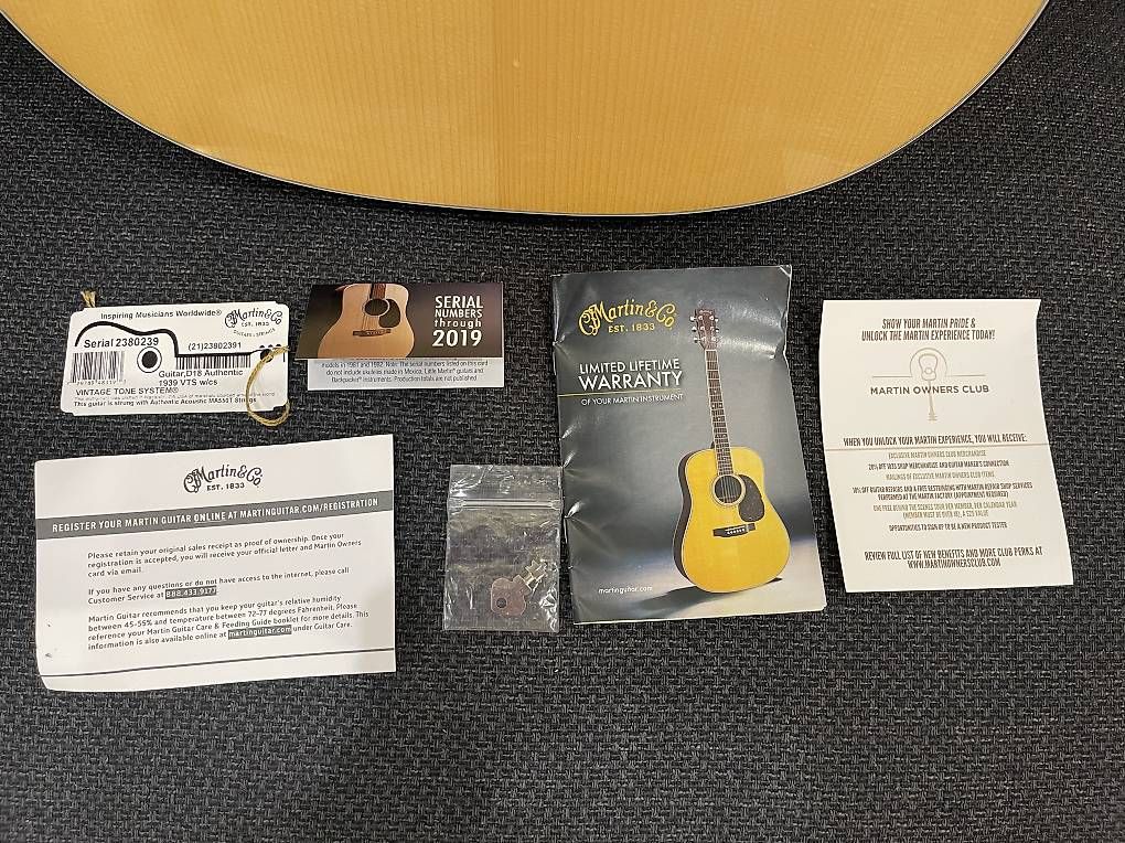Musikinstrumente: Martin Authentic 1939 D-18 – Gebraucht aus Gais von Dwmilo 4