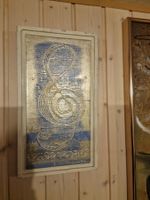 Schönes Wandbild, Unikat, signiert Traugott Zahner