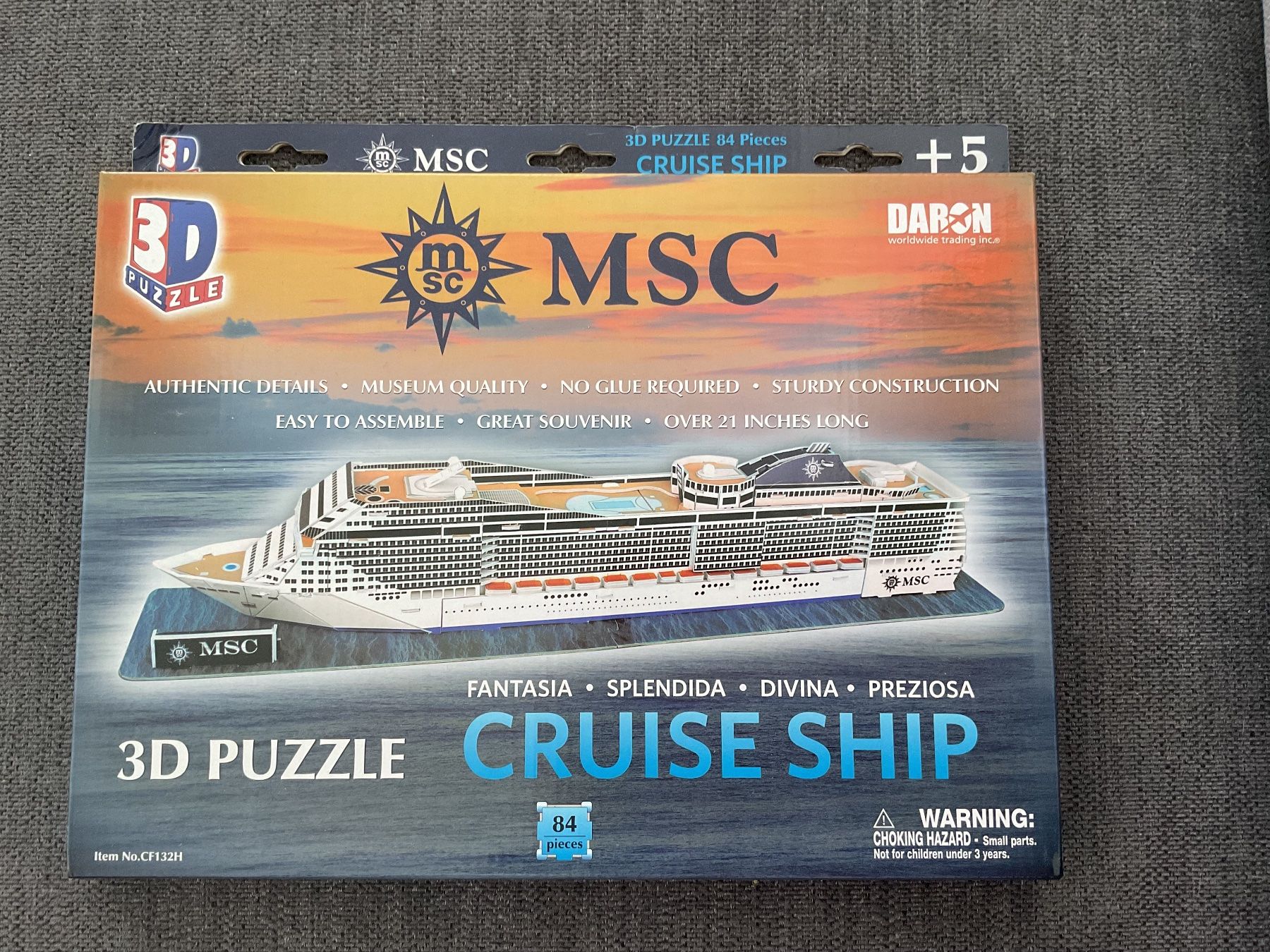 Puzzle: MSC 3D Puzzle – Nuovo e nell'imballaggio originale da Jona venduto da Petra2607
