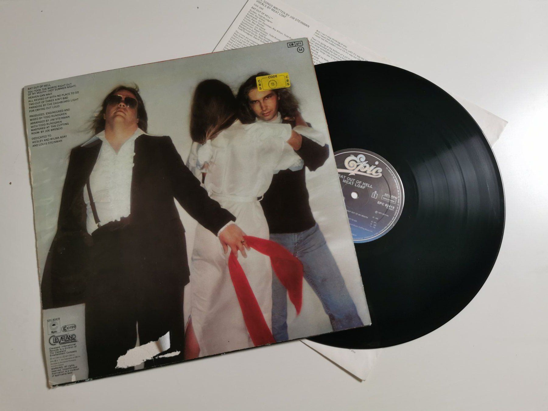 Dischi in vinile: Meat Loaf - Bat out of Hell – Usato da Grafenried venduto da Jukebox70 1