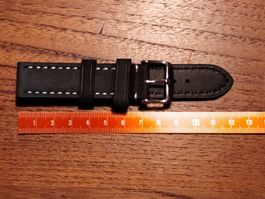 20mm Bracelet de montre en cuir