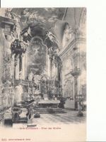 Einsiedeln, Chor der Kirche 1919