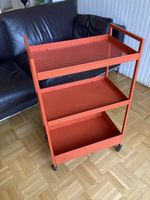 Chariot de service/cuisine orange