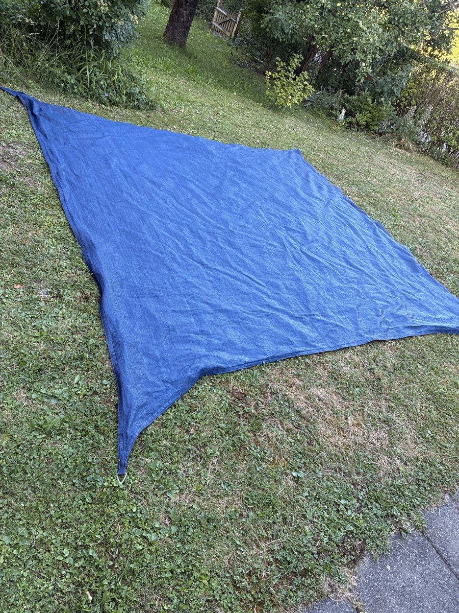 Ombrelloni: Sonnensegel, dunkelblau, rechteckig, ca. 3 Meter – Usato da Zürich venduto da Sylvie0011 7