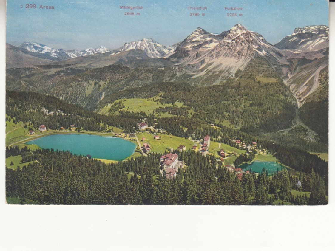 Cartoline postali: Arosa ca. 1950 – Usato da Bürglen TG venduto da StampGraf
