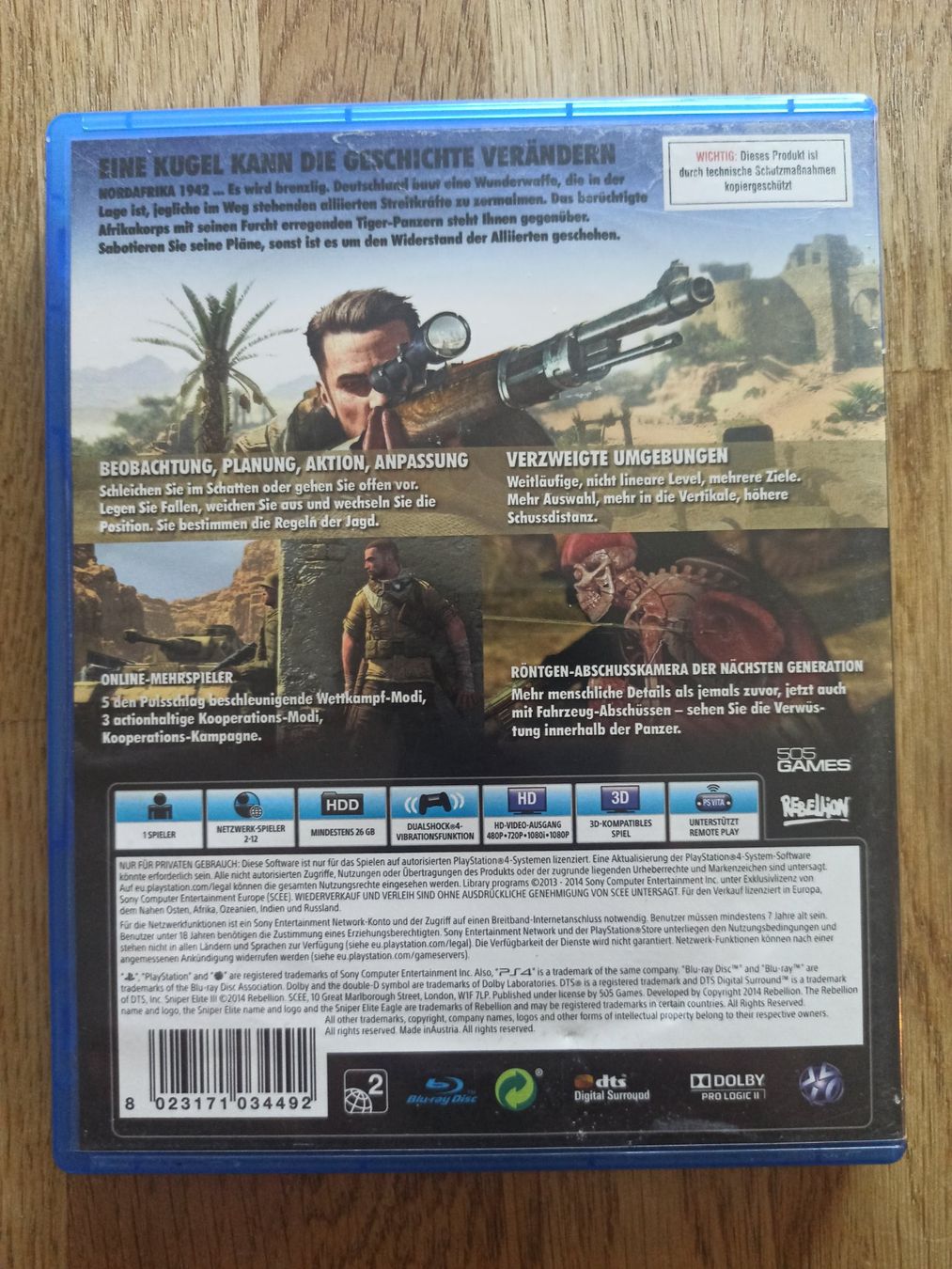 Giochi: Sniper Elite 3 PS4 / PS5 – Usato da Oberweningen venduto da mar_87mx 1