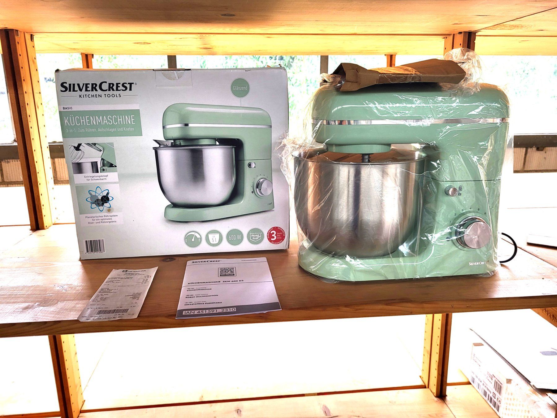 SilverCrest Elettrodomestici da cucina: Silver Crest Küchenmaschine SKM 600D3 – Nuovo e nell'imballaggio originale da Diessenhofen venduto da Osio
