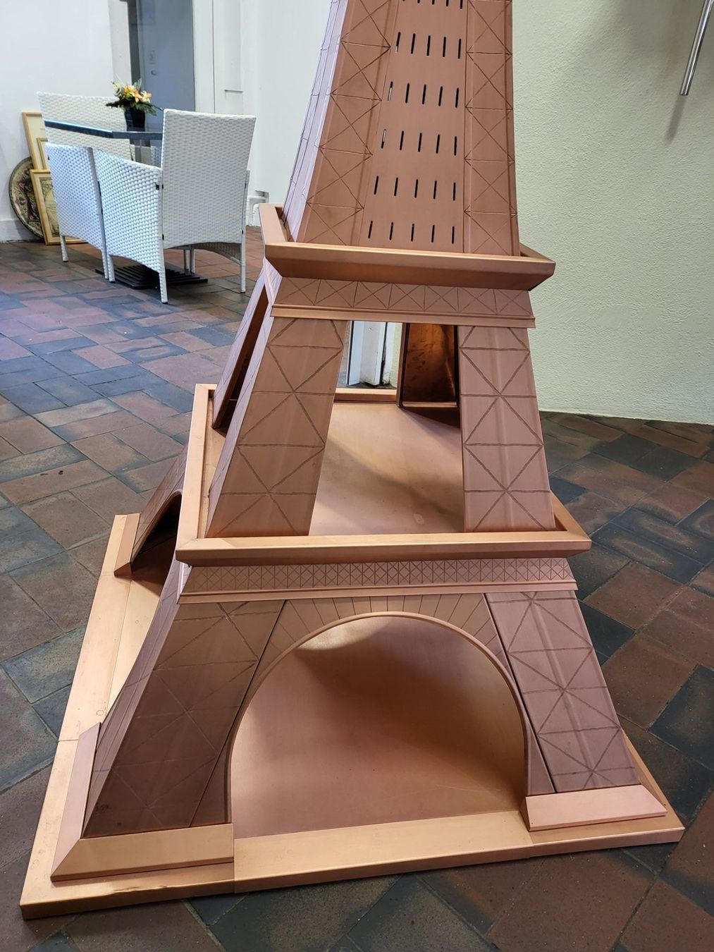 Sculture & Statue: Eifelturm aus Kupfer – Usato da Riehen venduto da helpathomebasel 1