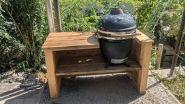 Keramik Grill L 46cm mit Tisch