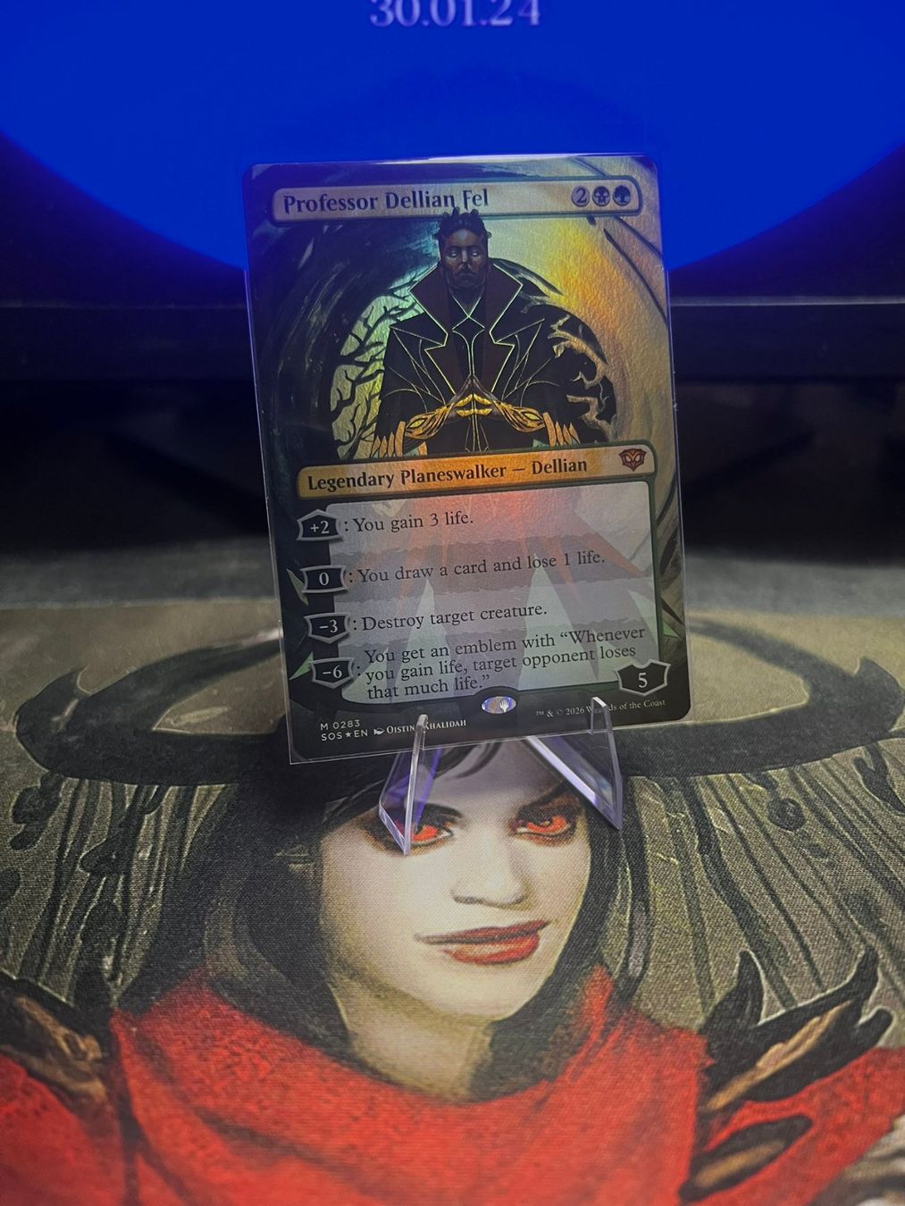 Magic The Gathering Carte collezionabili: Professor Dellian Fel Foil – Nuovo (secondo la descrizione) da Wilen b. Wollerau venduto da GarruksShop