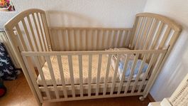 Babybett inkl. Matratze – verstellbar