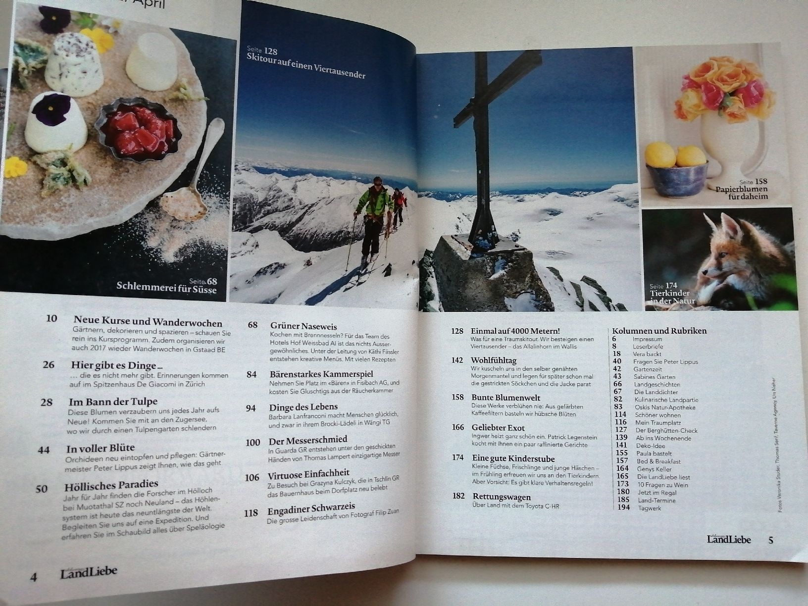 Riviste & Magazine: 2 x LandLiebe Magazine:03/04.2017+2019 – Usato da Honau venduto da holunder3 5