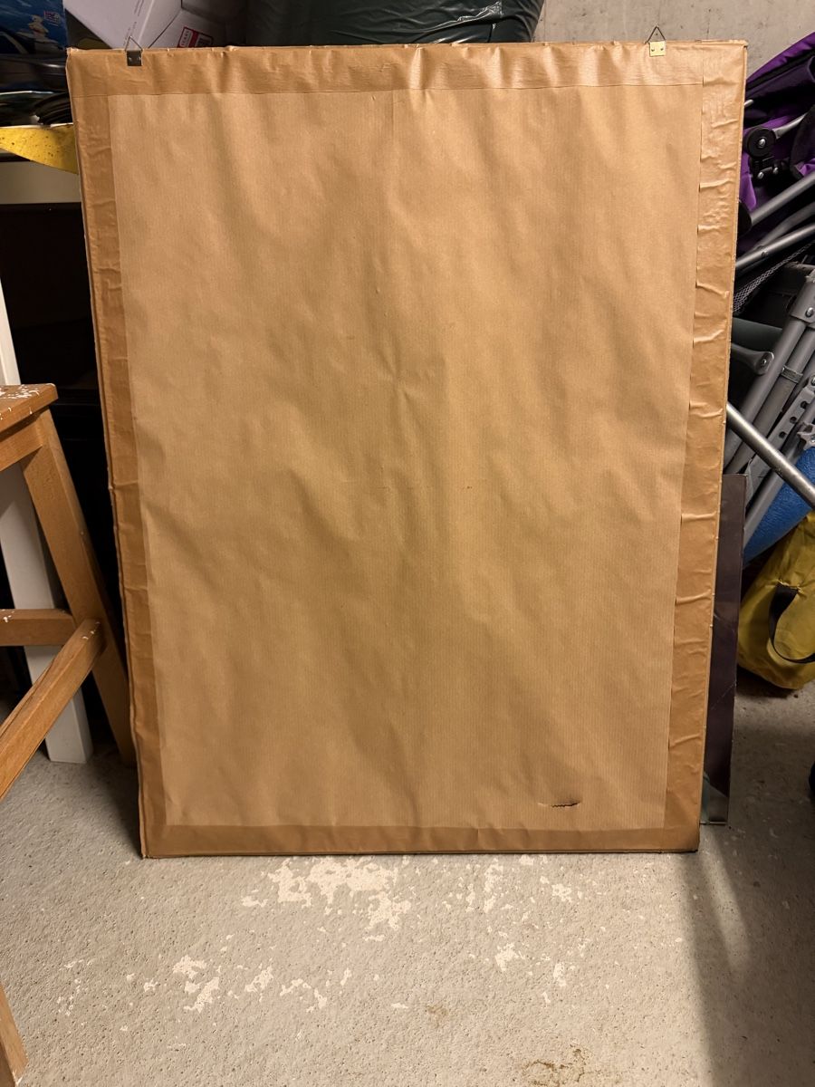 Dipinti: Bild gerahmt abstrakt Mischtechnik  50x70 – Nuovo e nell'imballaggio originale da Suhr venduto da Oppel 1