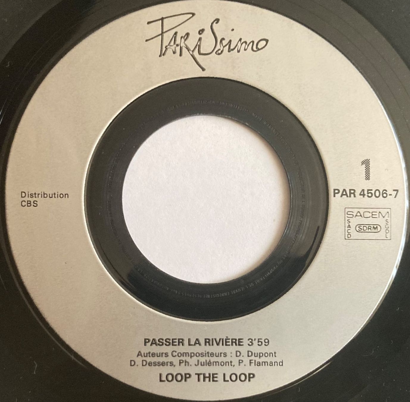 Schallplatten: LOOP THE LOOP - PASSER LA RIVIERE – Gebraucht aus Poliez-Pittet von Newtown-Records 2
