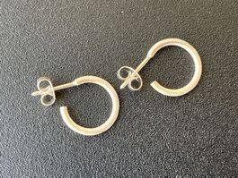 Creolen / Ohrringe (Silber 925 / 13 mm)