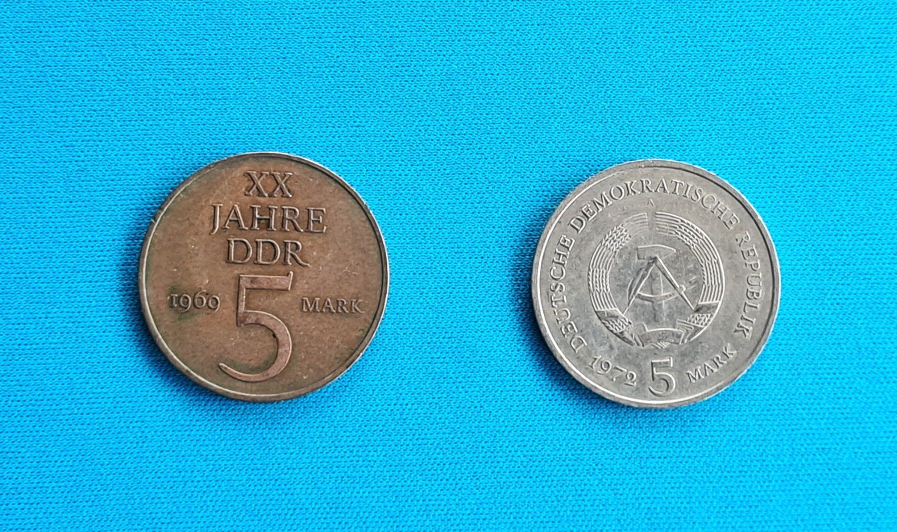 Tutti le monete: Münzen 5 Mark DDR – Usato da Saland venduto da V-Tour 1