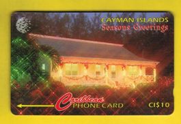 Telefonkarte Cayman Islands. Seasons Greetings