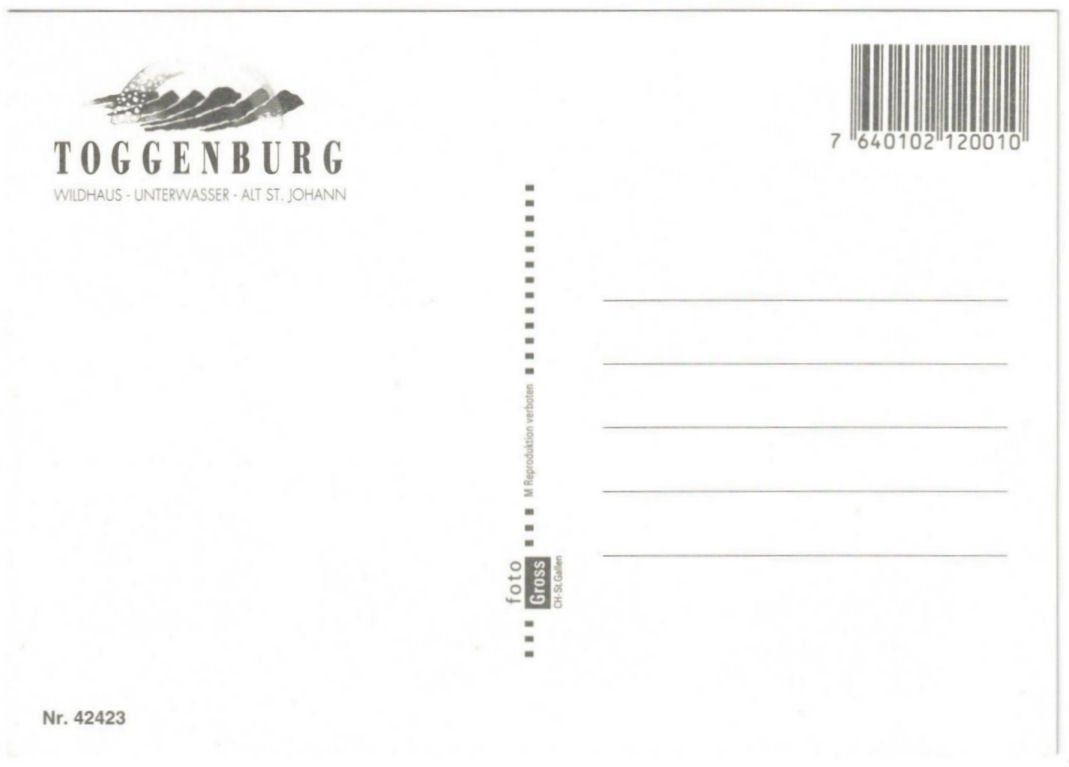 Cartoline postali: Wildhaus - 5 Bild AK – Usato da Binningen venduto da Mountainrider 1