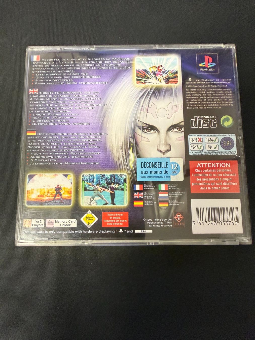 Sony Giochi: Evil Zone - PS1 – Usato da Pont-de-la-Morge venduto da Darfal 2
