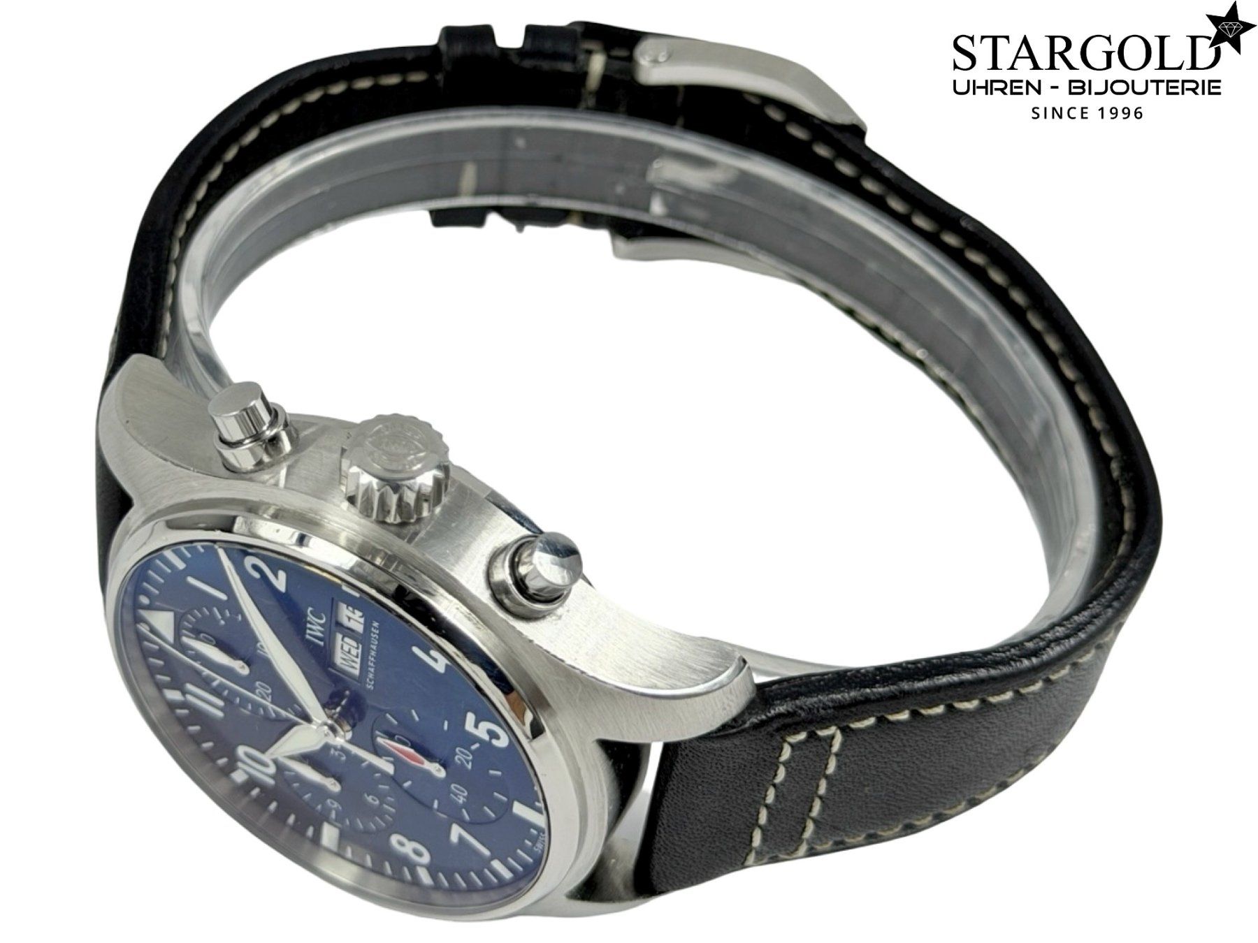 IWC Uhren: IWC Fliegeruhr Chronograph - IW388101 – Gebraucht aus Zürich von Stargold-Uhren 4