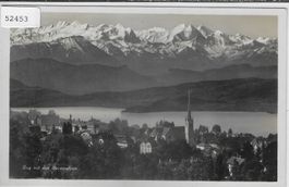 Zug mit den Berneralpen