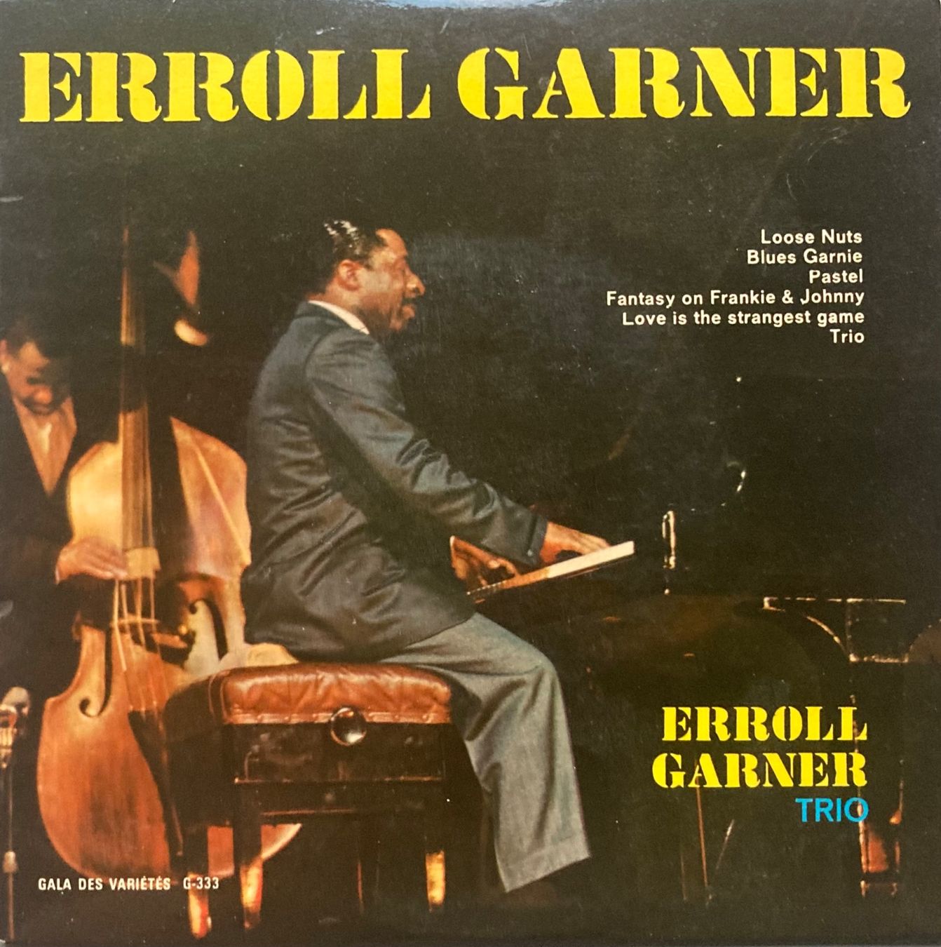 Vinyles: ERROLL GARNER TRIO - ERROLL GARNER – D'occasion à Poliez-Pittet par Newtown-Records