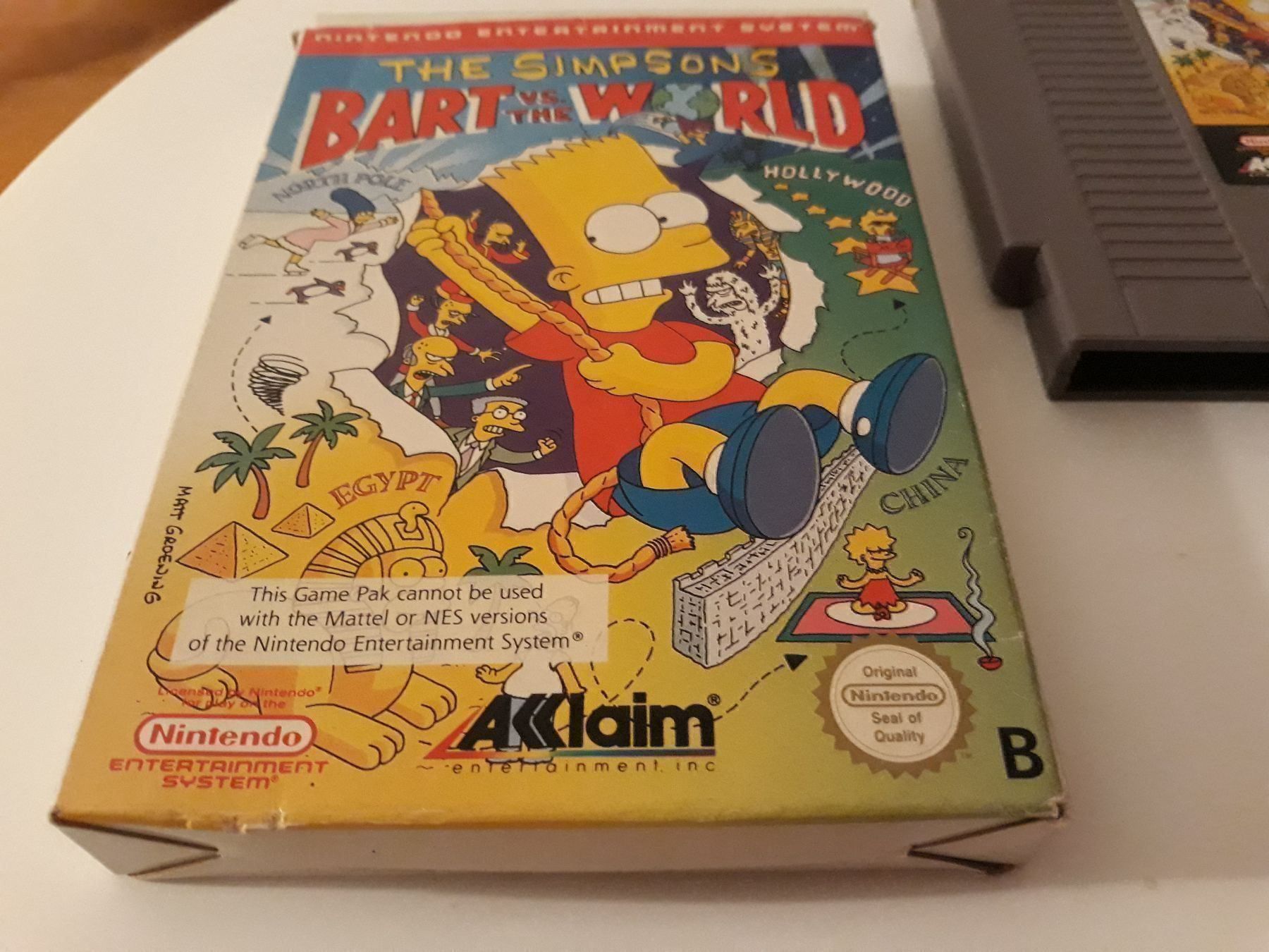 Giochi: Simpsons Bart vs. the World Nintendo NES – Usato da Aarau venduto da Kaesekuchen2000 1
