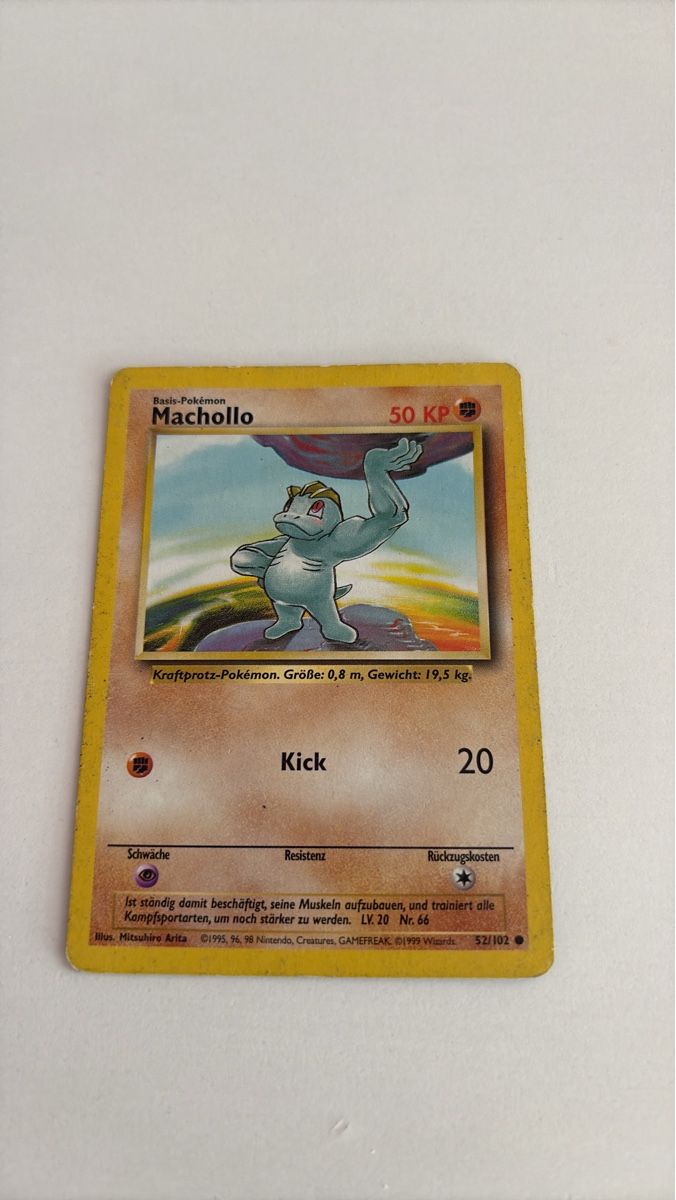 Pokémon Carte collezionabili: Pokemon Machollo - Kraftprotz-Pokémon, – Usato da Emmenbrücke venduto da Dr.Stone