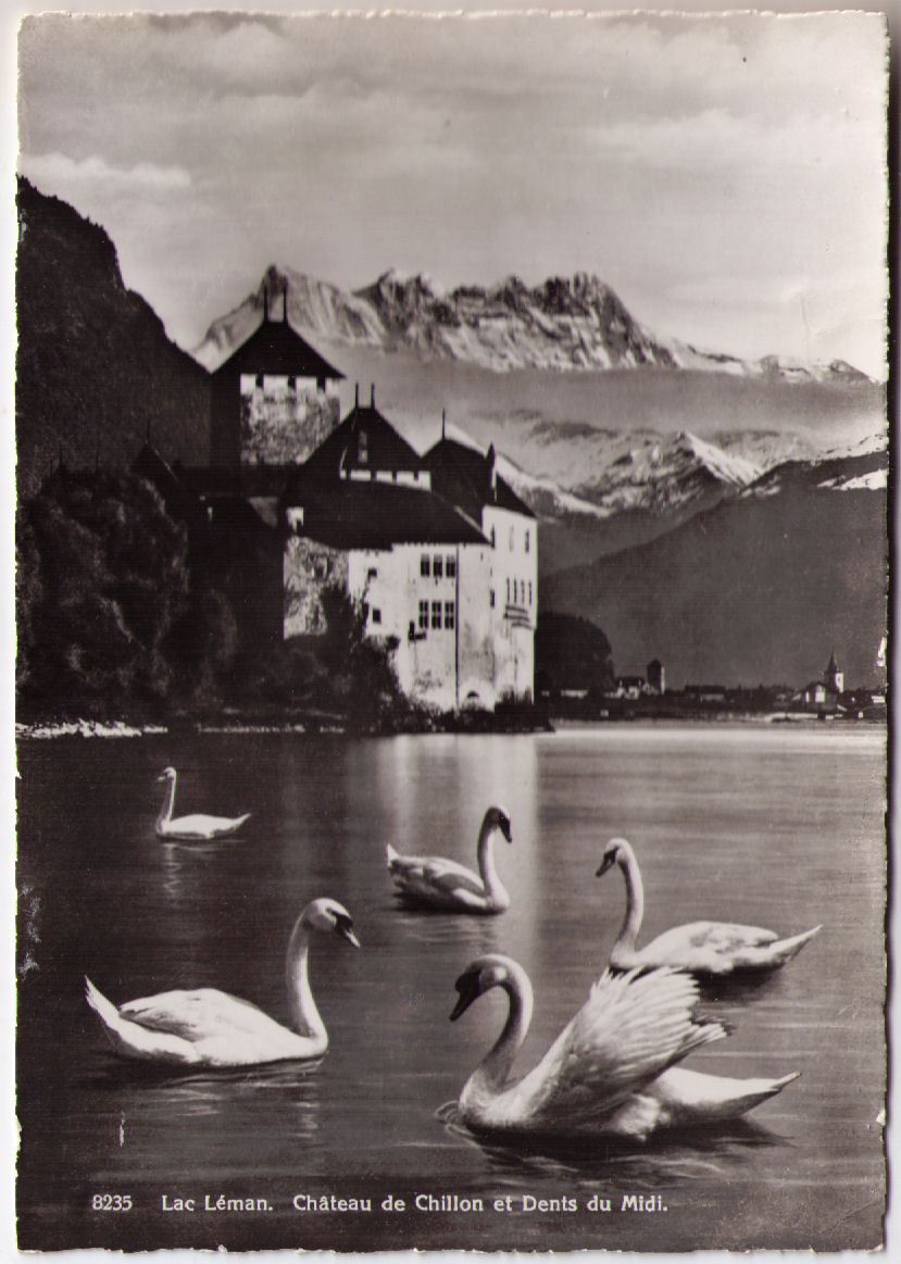 Ansichtskarten: Montreux - Château de Chillon – Gebraucht aus Binningen von Mountainrider