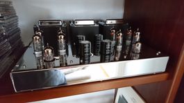 Röhrenvorverstärker und Endstufe 2x32W an 8Ohm Elrad