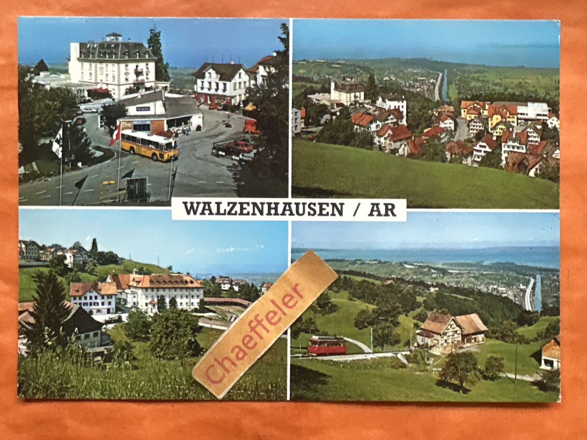 Cartoline postali: Alte Ansichtskarte Walzenhausen AR – Usato da Zürich venduto da Chaeffeler