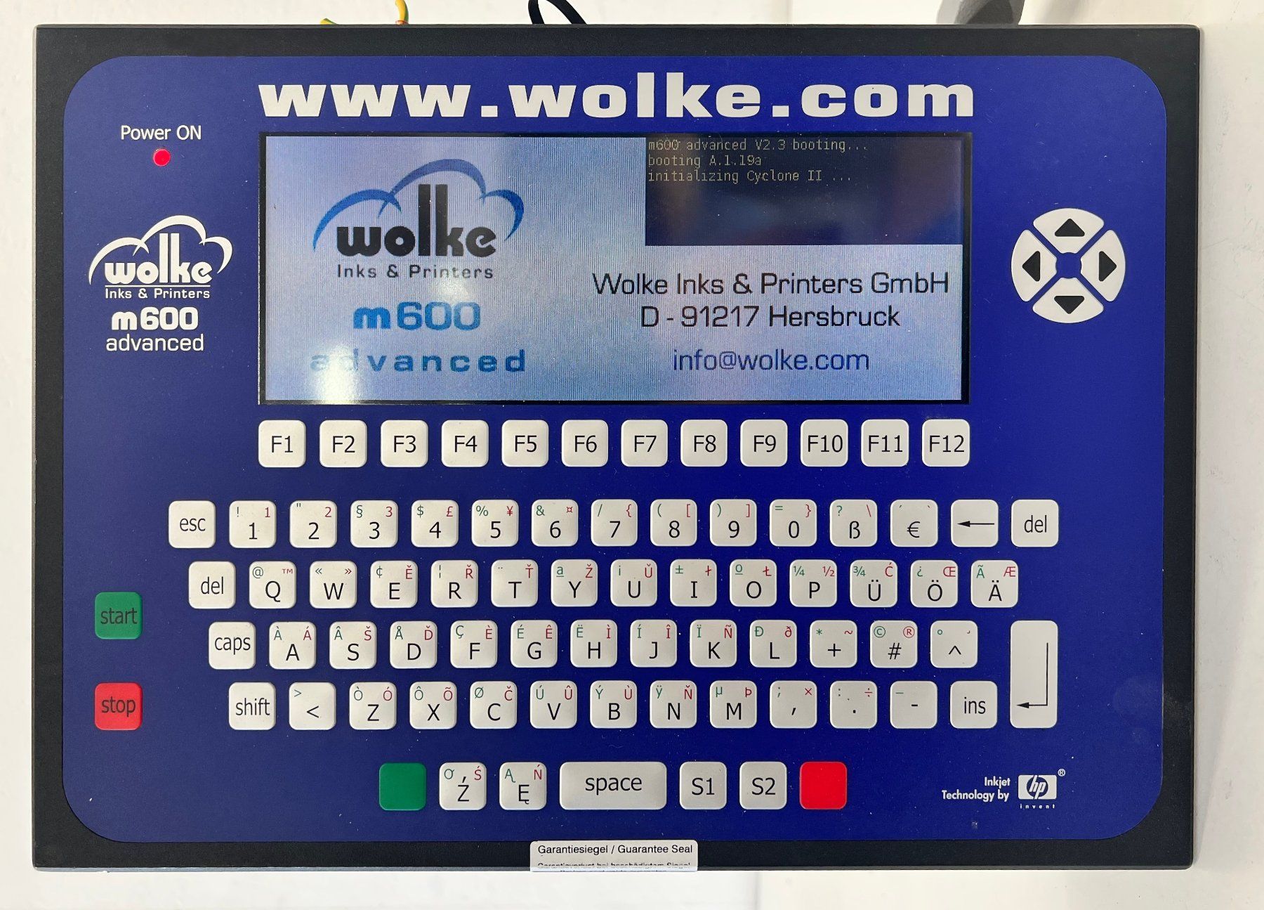 Accessori da laboratorio: Wolke M600 advanced Printsystem – Usato da Niederdorf venduto da LeptonAG_Labor 2