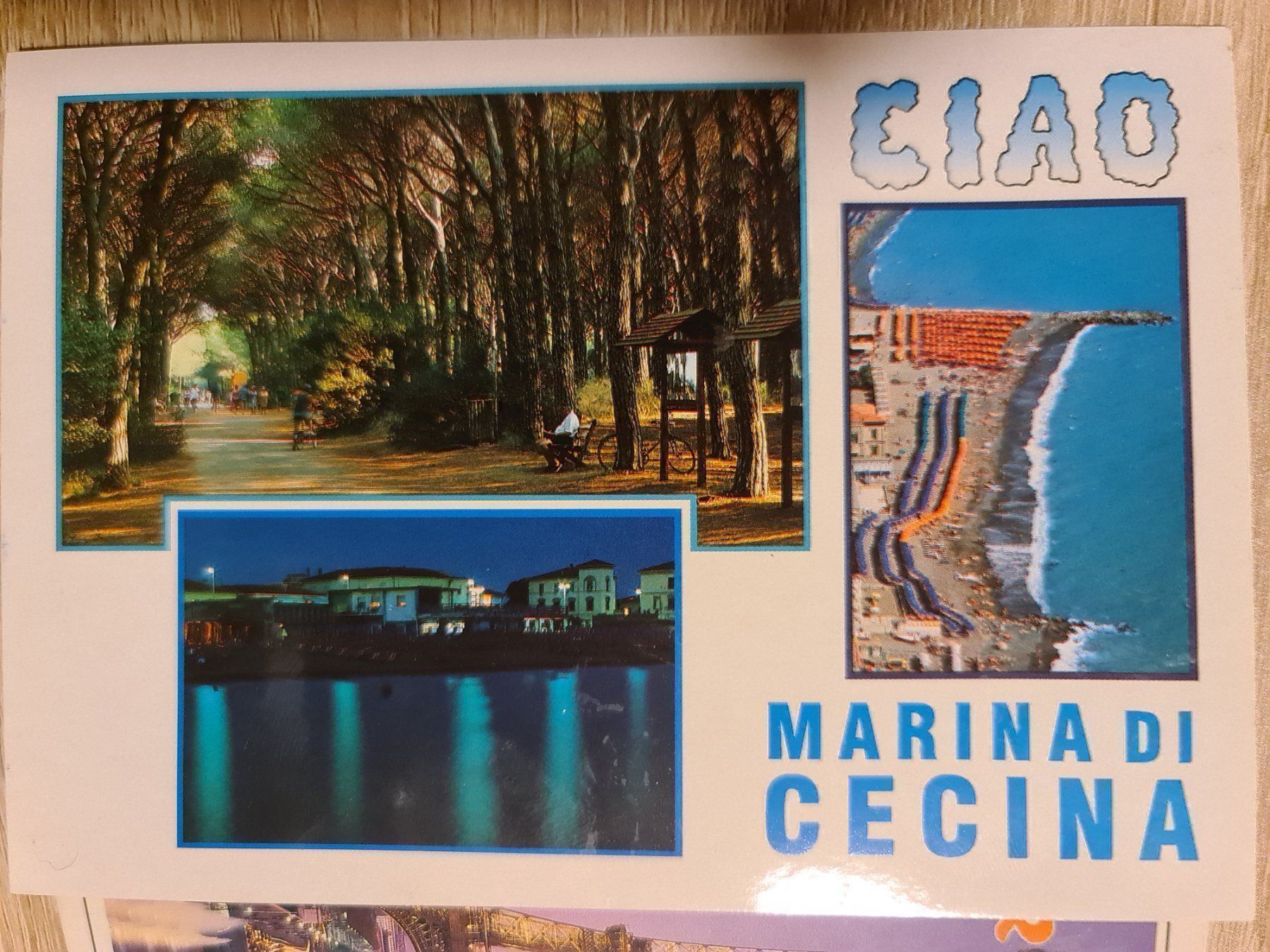 Cartoline postali: Ansichtskarte Marina de Cecina Italien – Usato da Dintikon venduto da Vexi