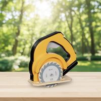 Scie circulaire manuelle avec fonction, jouet en bois / NEUF