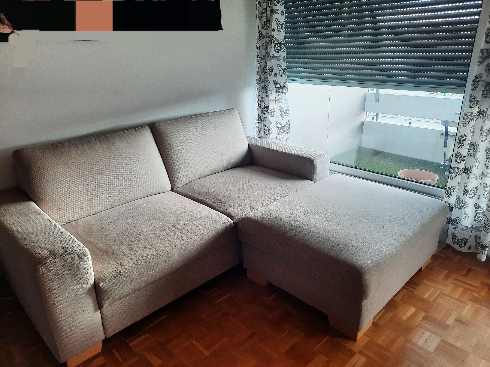 Ikea Sofas: IKEA Sörvallen 2er Sofa, mit Hocker, beige – D'occasion à Zuchwil par B0untyhunter