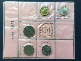 Serie IPZS 1971 , seltene, unzirkuliert stgl