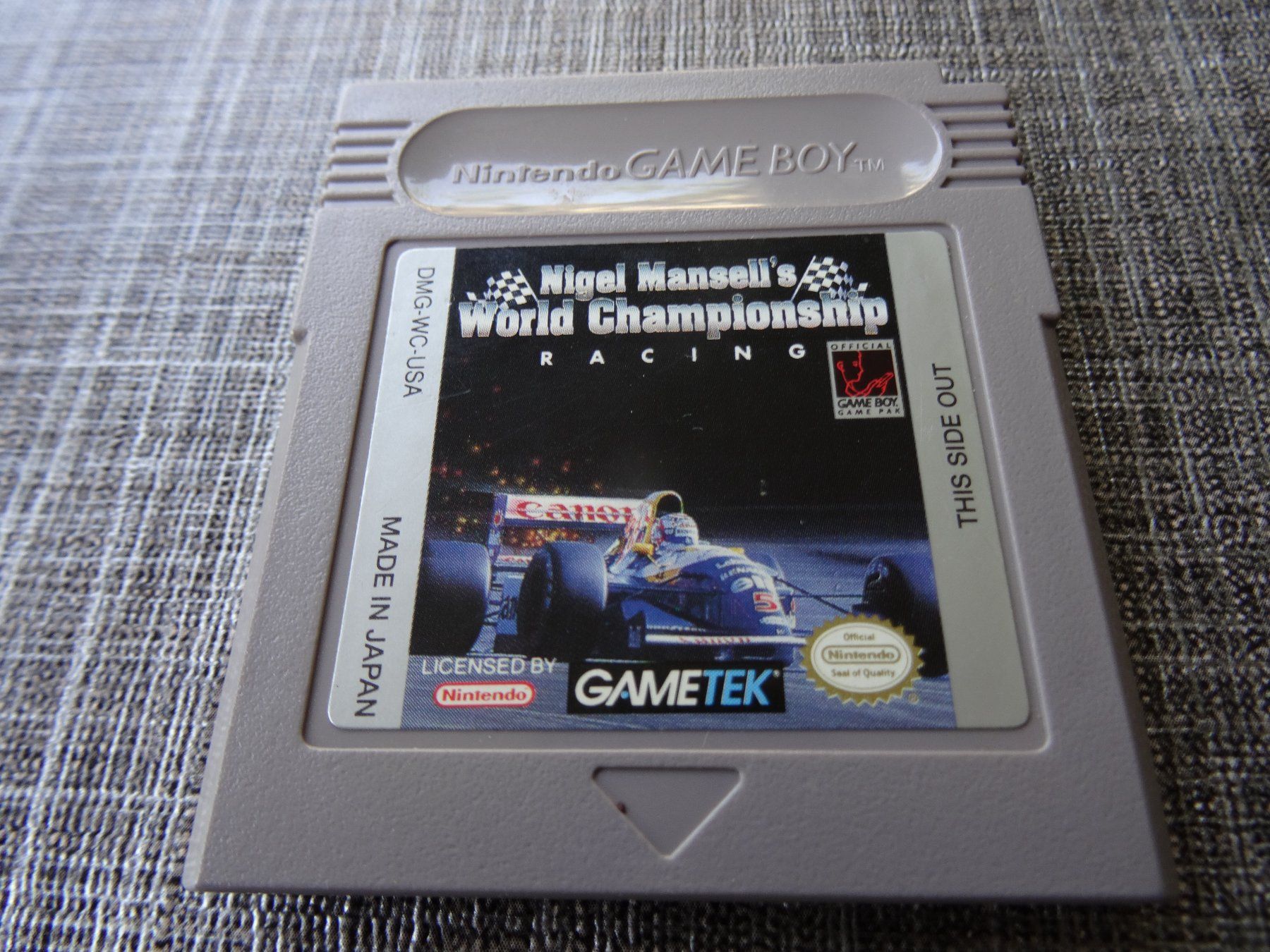 Nintendo Spiele: Nigel Mansell's World Championship GAMEBOY – Gebraucht aus Olten von Disc-Ausverkauf